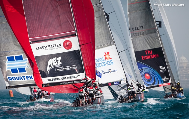 RC44 fleet racing - day 1