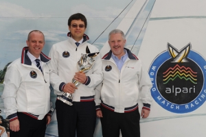 David Stuart and Andrey Vedikhin, CEO and COO of Alpari with Jim O'Toole CEO of the WMRT