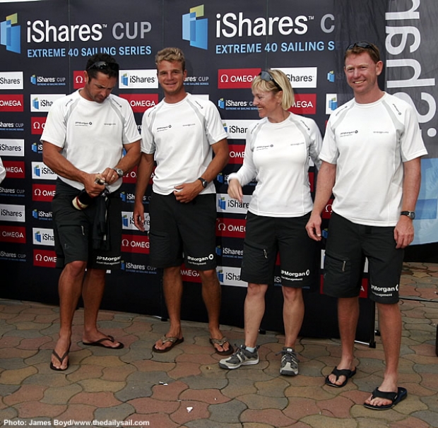 Left to right: Chris Main, Nick Hutton, Shirl and Fraser Brown