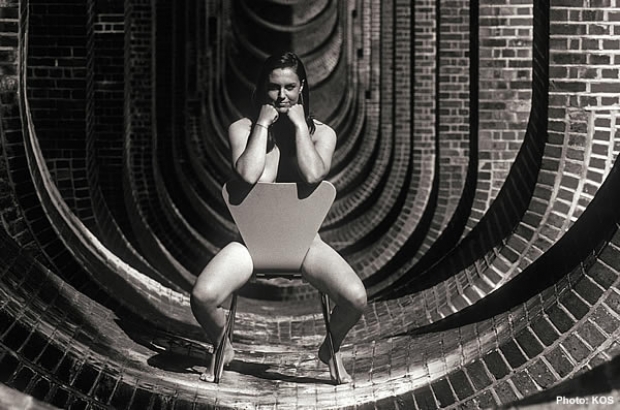 470 sailor Katherine Hopson in her low windage crew gear