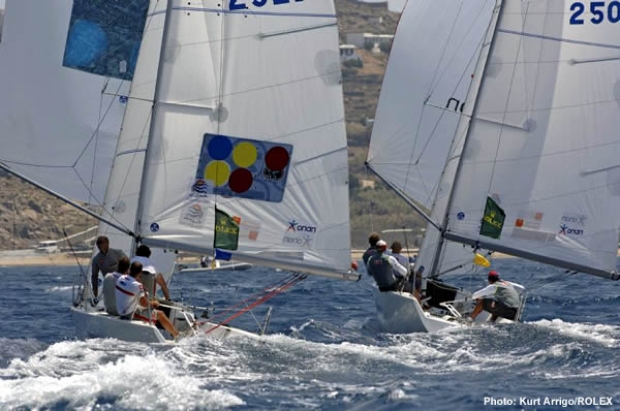 Team Luna Rosa Prada, Francesco Bruni and Team Coutts, Russell Coutts