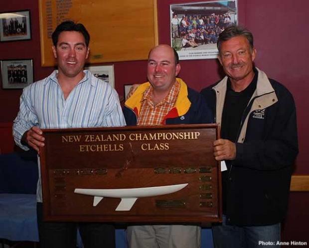 John Bertrand with his crew