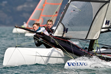 Adam Butler and Nikki Boniface - RYA Volvo Youth National Championships Photo Paul Wyeth/RYA