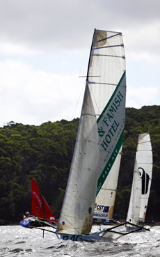 More action at the JJ Giltinan Trophy. Photo © Christophe Launay www.sealaunay.com