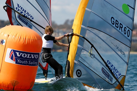 Sam Sills - RYA Volvo Youth National Championships. Photo Paul Wyeth/RYA