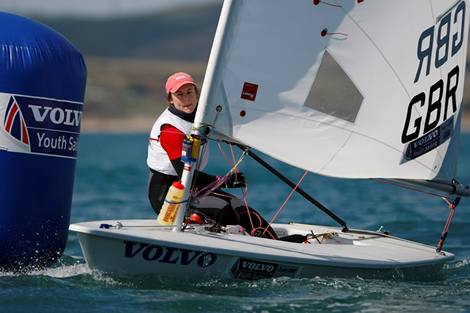 Sophie McKeeman - RYA Volvo Youth National Championships. Photo Paul Wyeth/RYA