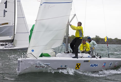 EuroSAF Match Racing Europeans. Photo Daniel Forster/www.yachtphotos.com