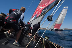 Louis Vuitton Trophy La Maddalena. Photo Chris Cameron/Emirates Team NZ