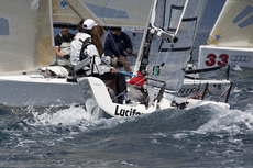 Audi Melges 20s in Scarlino. Photo Luca ButtÃ²/Bplan