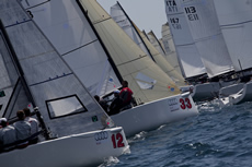 Audi Melges 20s in Scarlino. Photo Luca ButtÃ²/Bplan