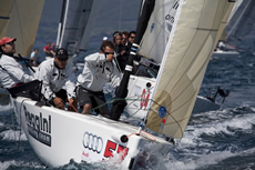 Audi Melges 20s in Scarlino. Photo Luca ButtÃ²/Bplan