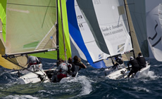 Audi Melges 20s in Scarlino. Photo Luca ButtÃ²/Bplan