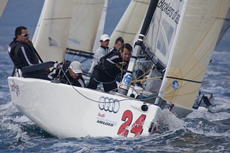Audi Melges 20s in Scarlino. Photo Luca ButtÃ²/Bplan
