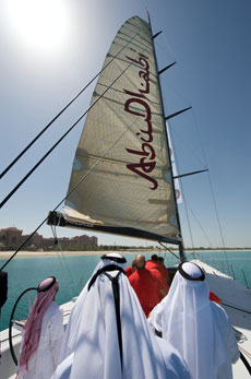 Volvo Ocean Race - Abu Dhabi announcement. Photo Â© Mhic Chambers